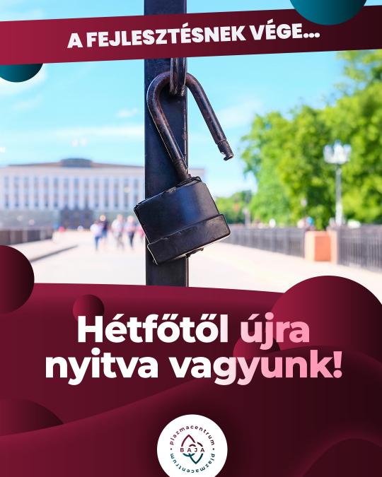 A fejlesztésnek vége...